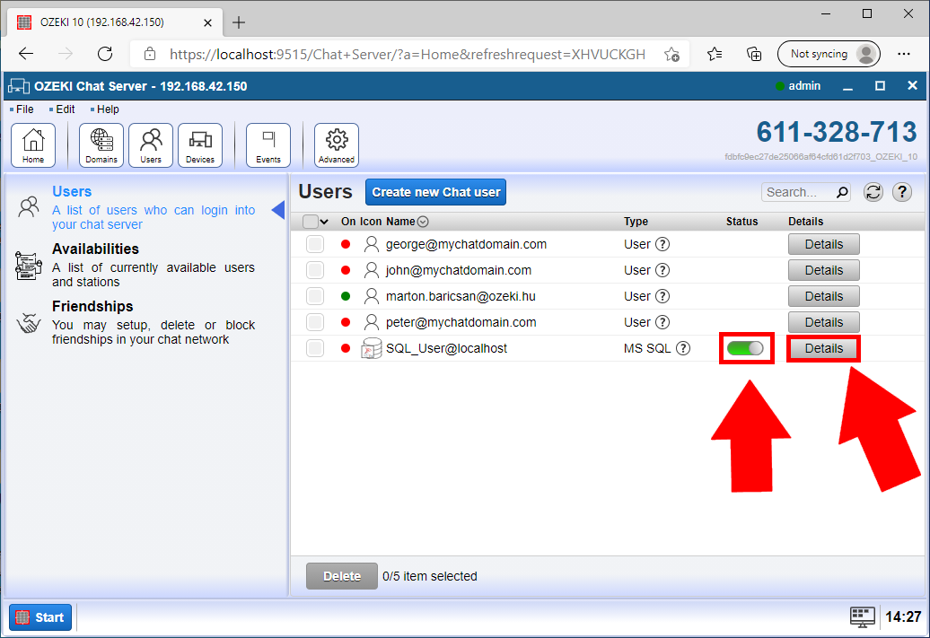 enable ms sql connection