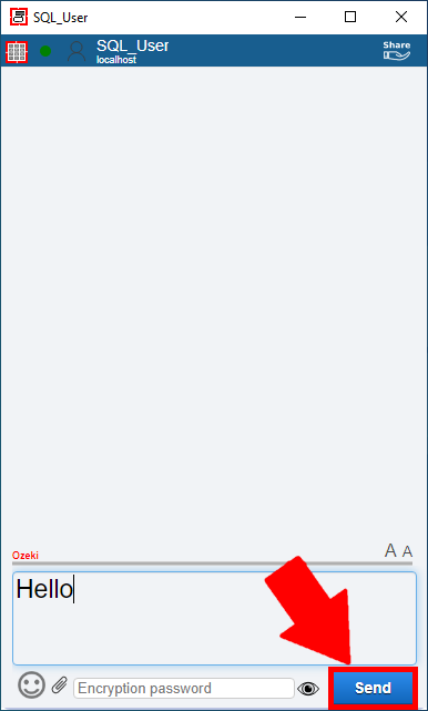 the first message