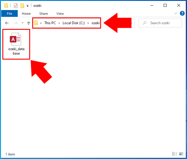 database file