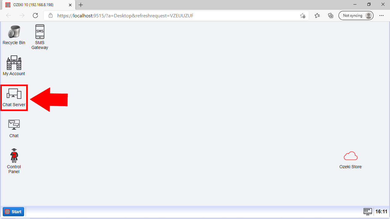 open chat server