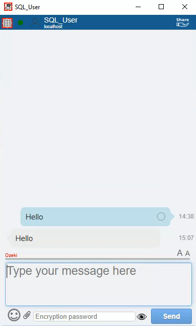 have a conversation