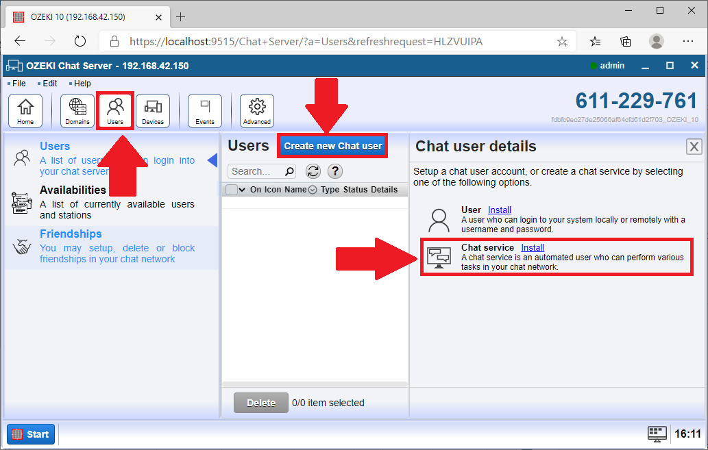 chat service