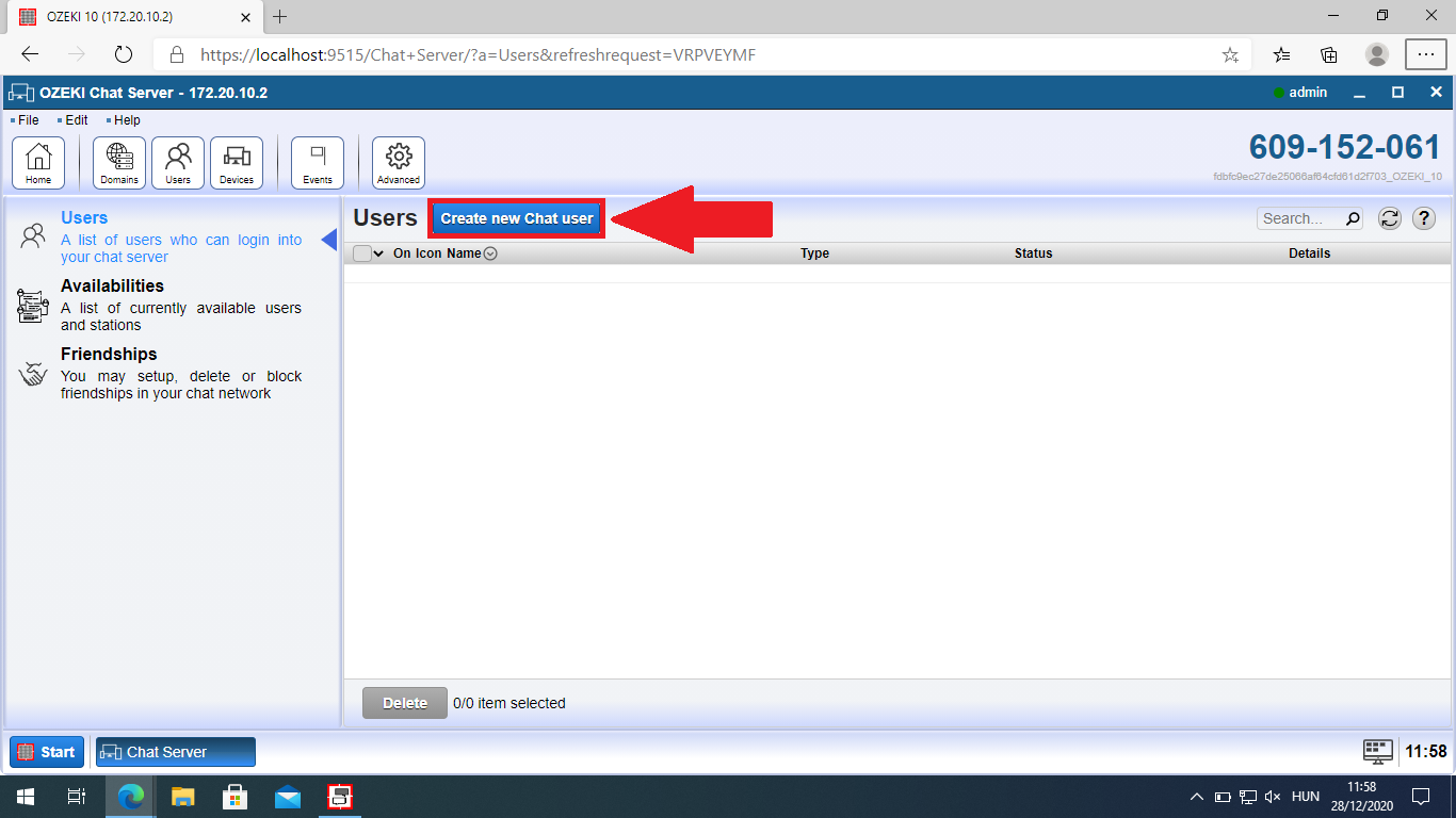 create new user