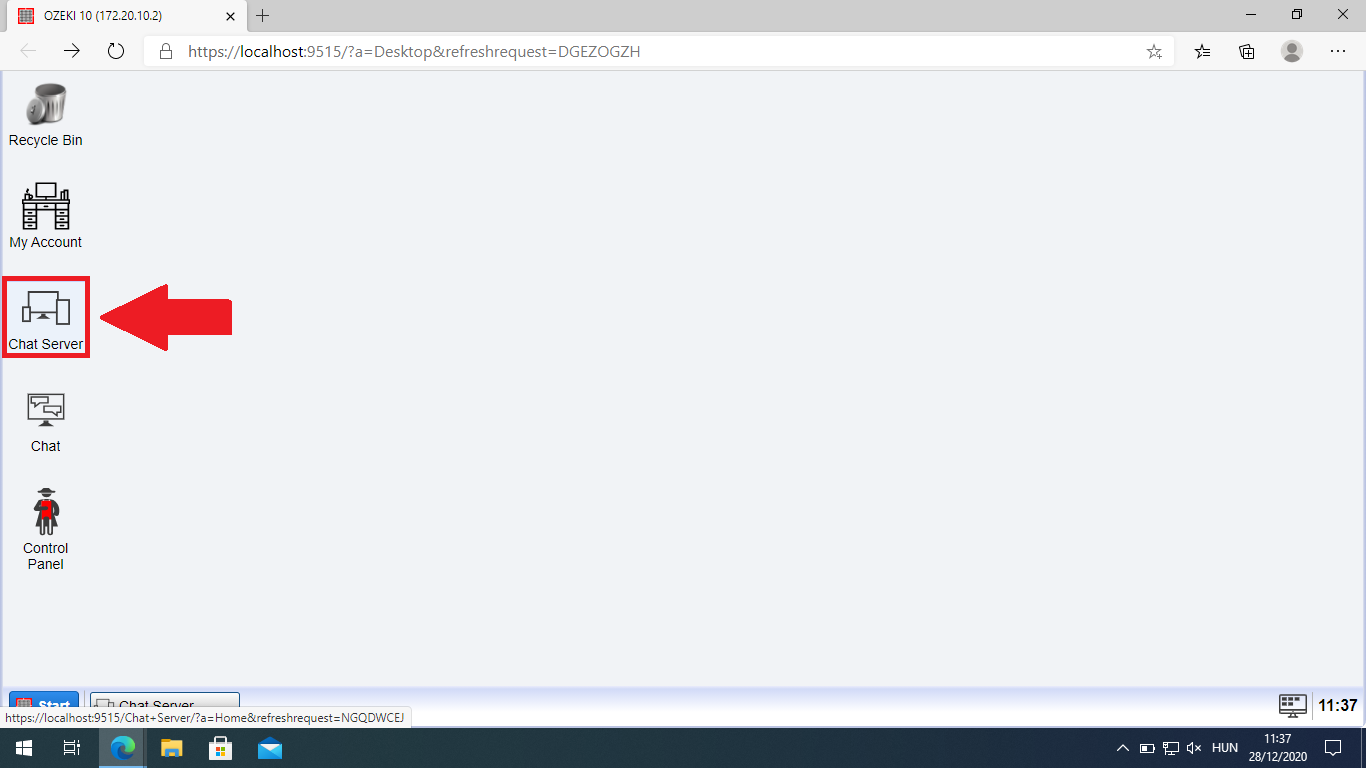 open chat server