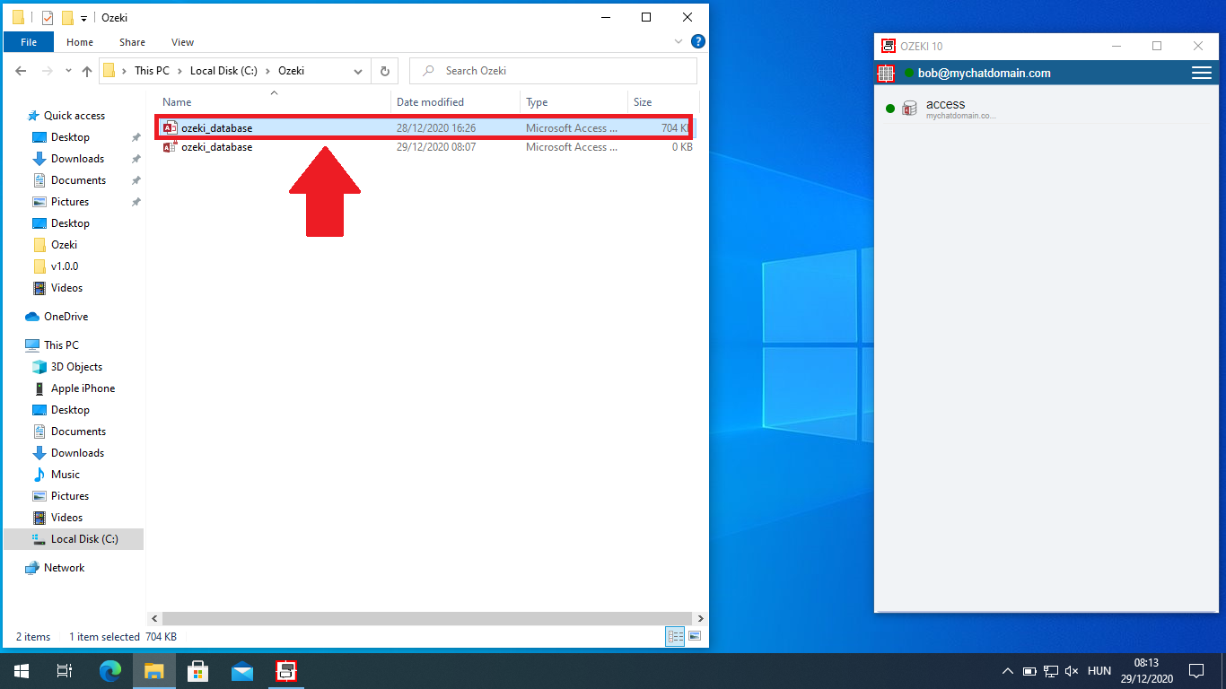 open database
